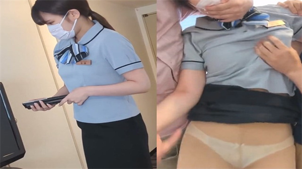 巨乳美女服务员私密客房遭猛男爆操到潮吹